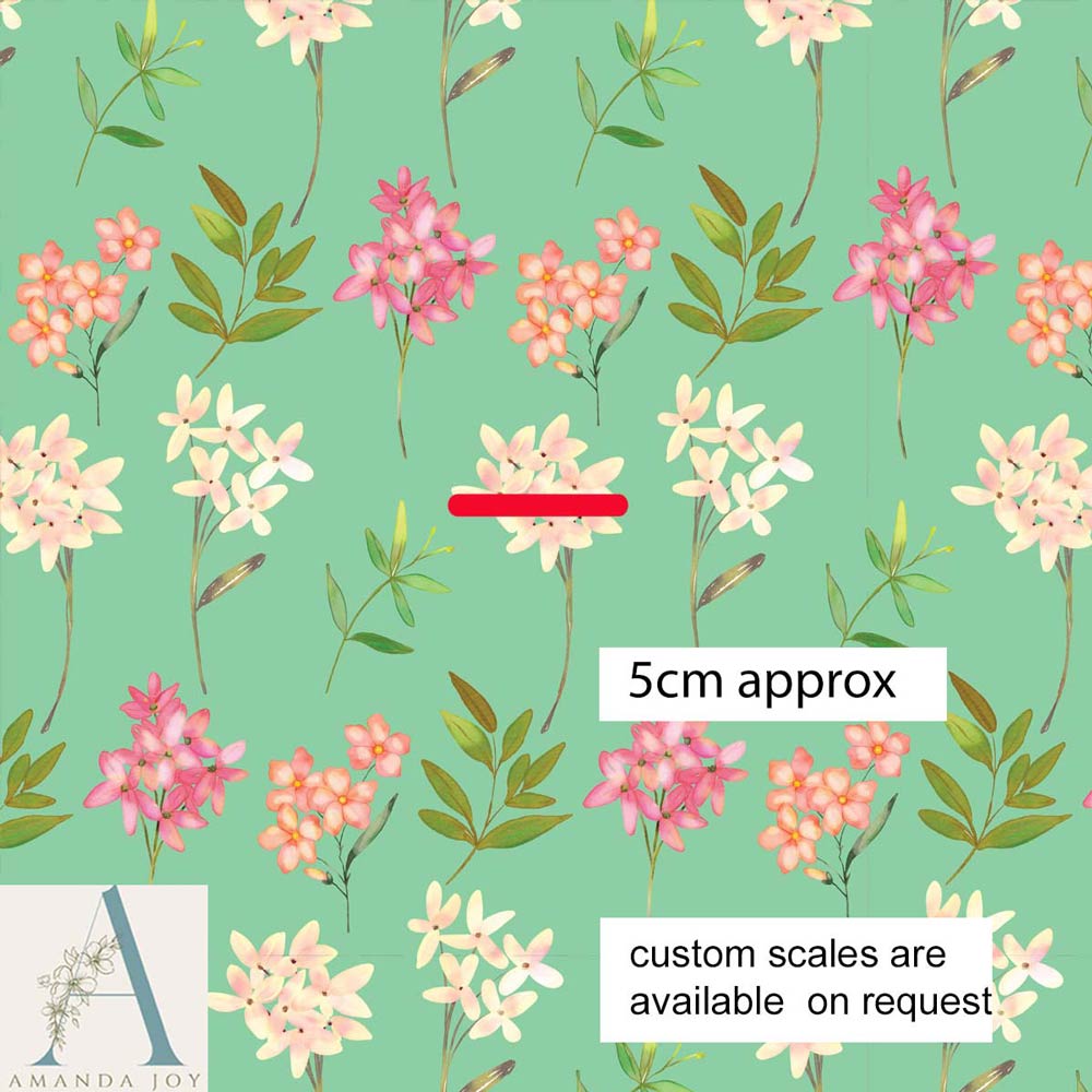 Floral Song Aqua