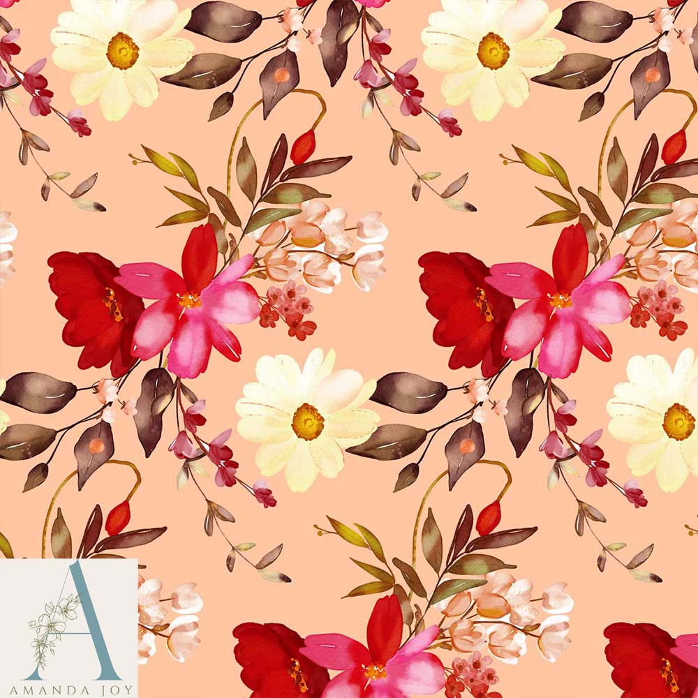 Ava Floral Song Peach