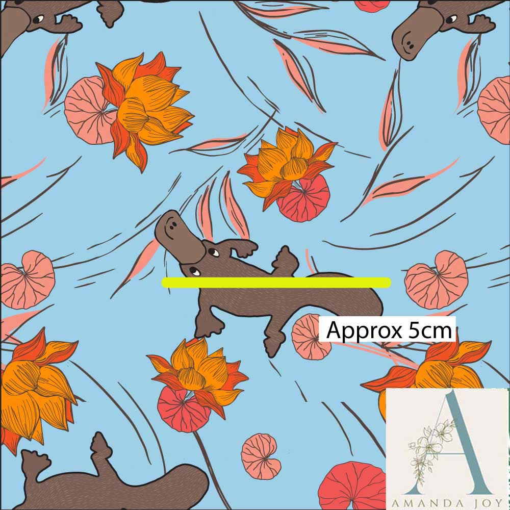 Platypus Fabric Blue