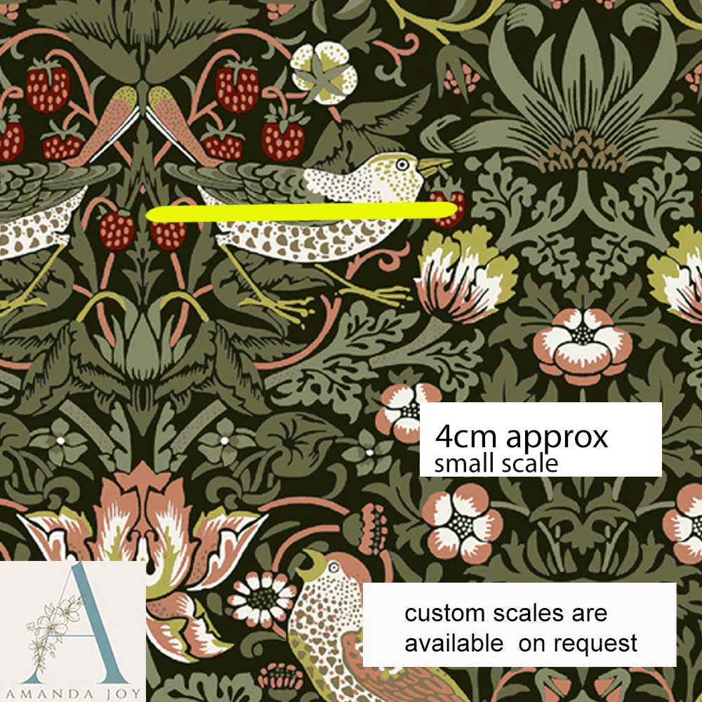 William Morris Strawberry Thief Sage Green