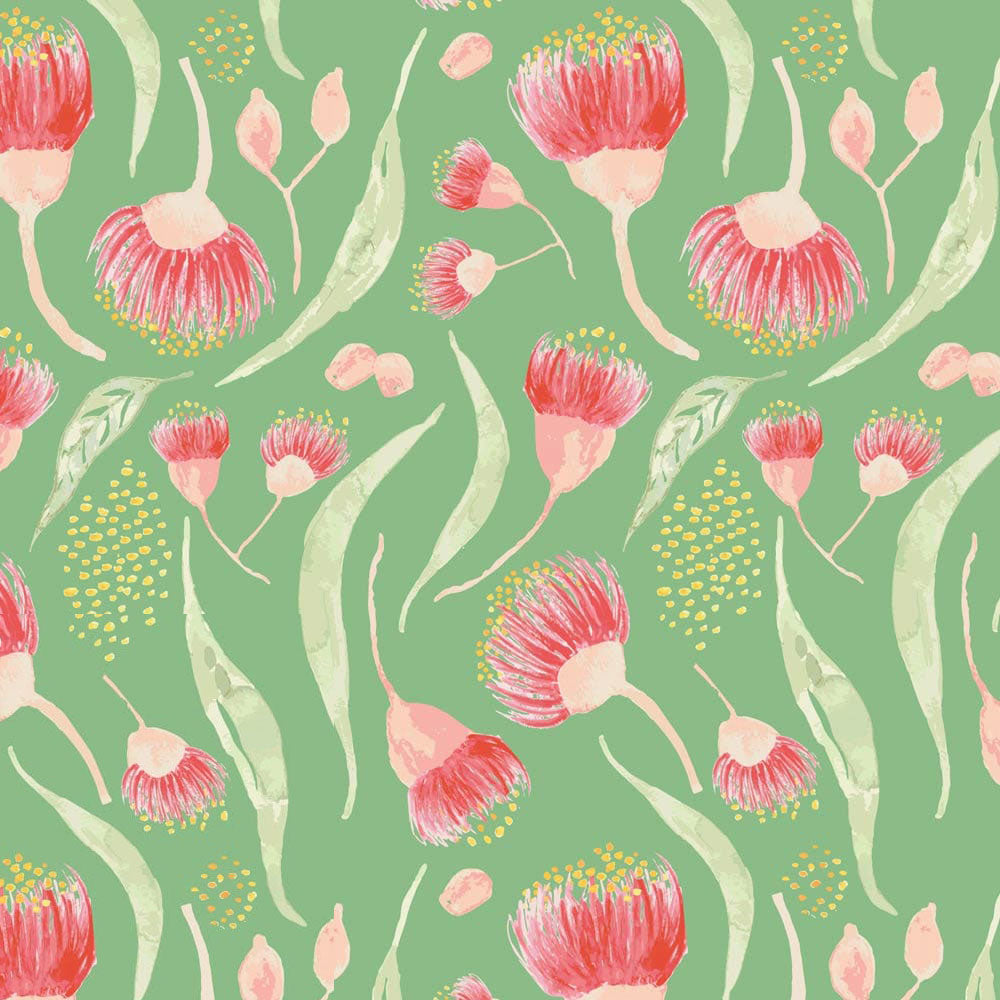 Bush Gum Blossoms Green