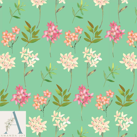 Floral Song Aqua