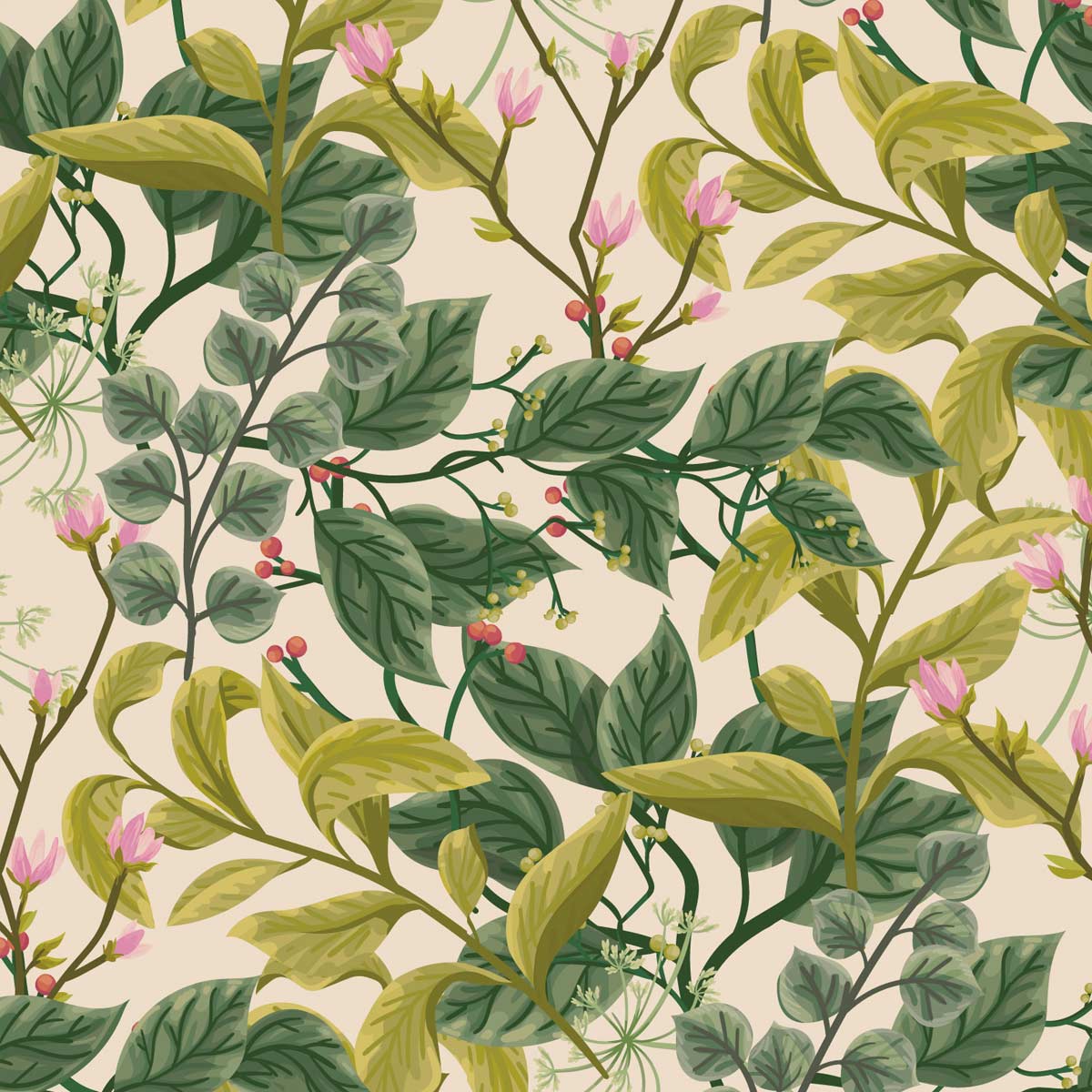 Botanical Buds & Foliage