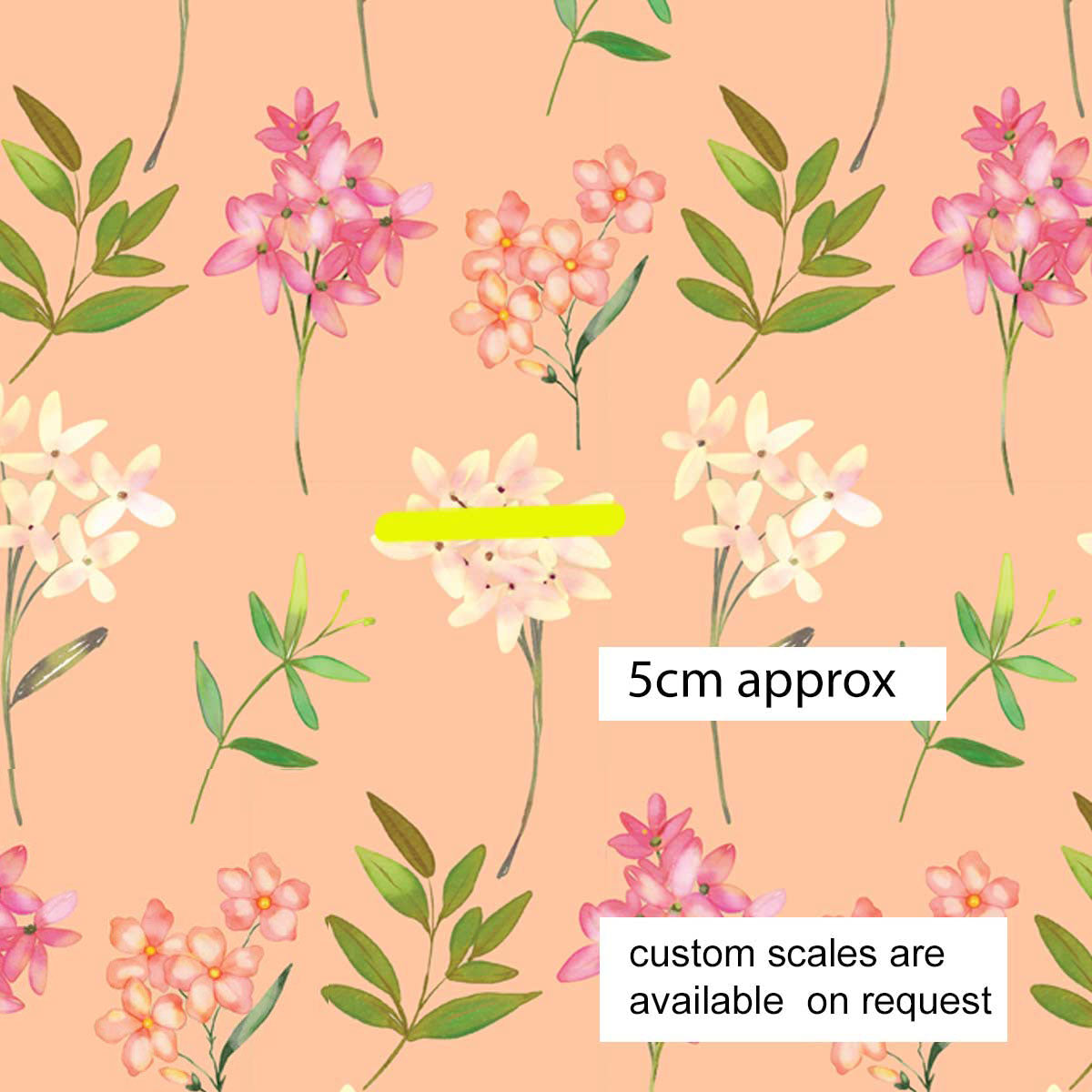 Floral Song in Peach