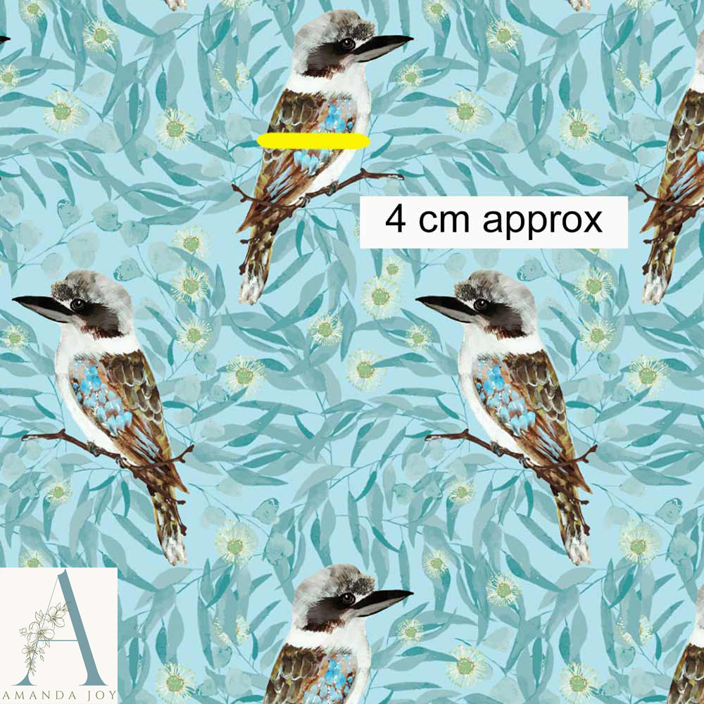 Kookaburra Fabric Green
