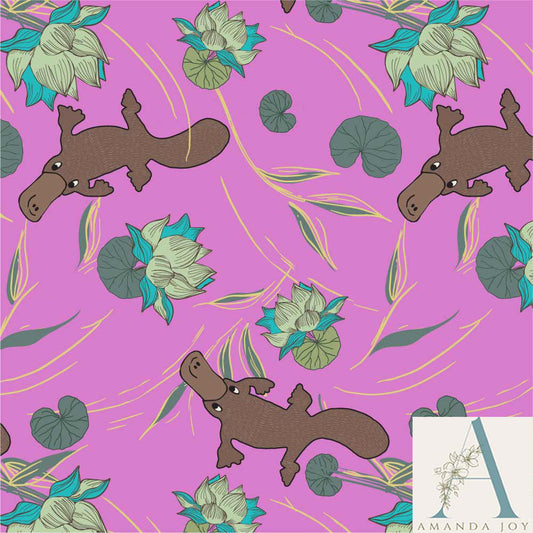 Platypus Fabric Purple