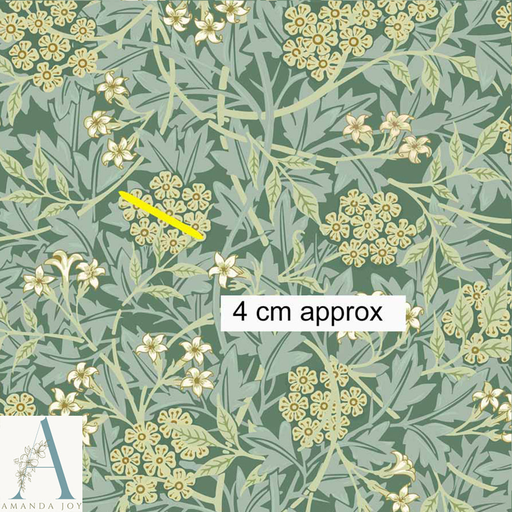 William Morris Jasmine Sage Traditional