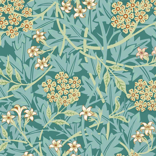 William Morris Jasmine Sage & Honey Vibrant