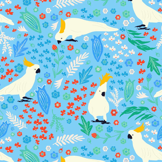 Cockatoo Folk Story Blue